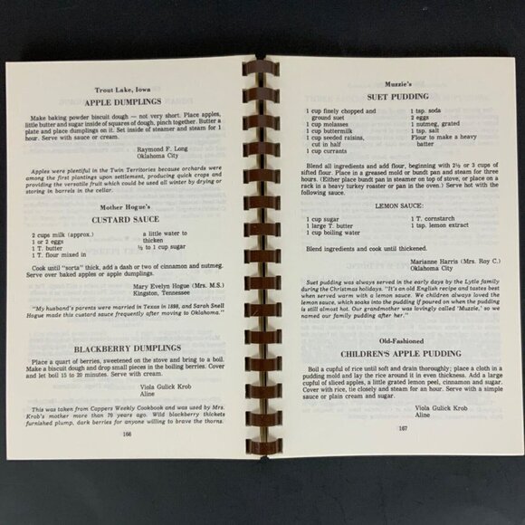 Pioneer Cookery Around Oklahoma by Linda Kennedy Rosser 4th Printing 1978 Spiral - Picture 11 of 14
